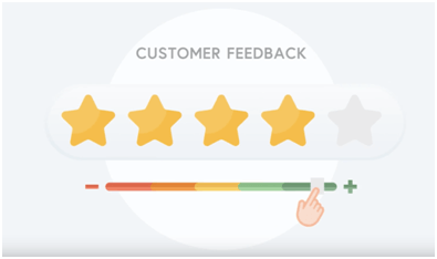 Actionable Feedback Star rating