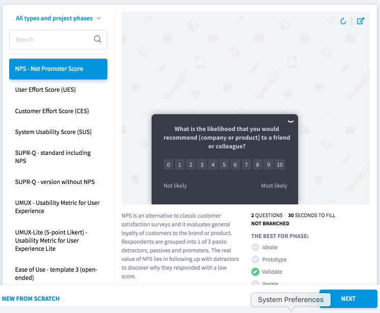 NPS Template-Qualaroo