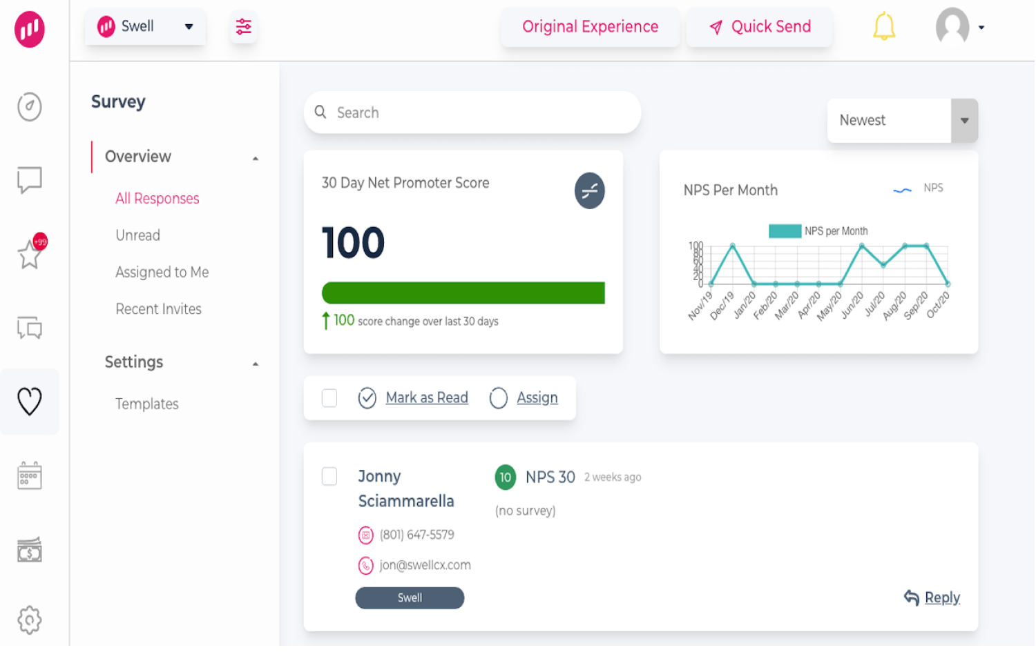 Swell - Best for Automated Surveys